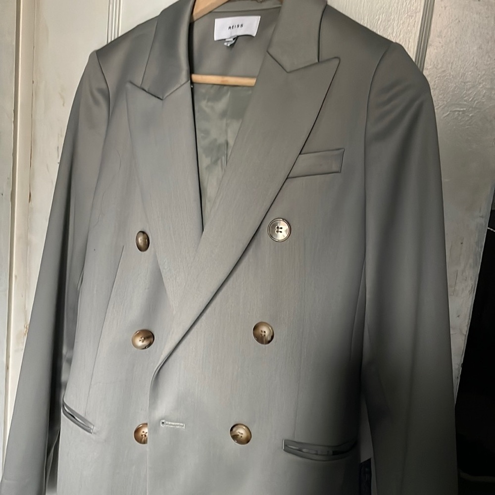 Reiss sage green blazer